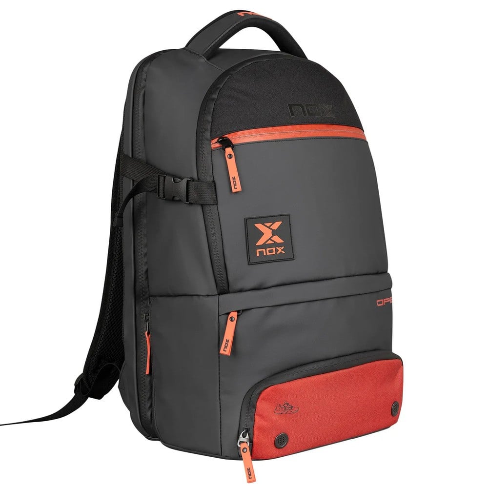 NOX LUXURY Open Series Black/ Red 2024 Backpack Padel Bag Nox