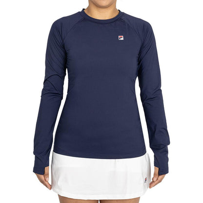 Womens Essentials Long Sleeve UV Blocker Tennis Top