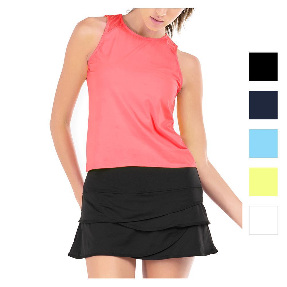 Women's LUV Freedom Crop Tennis Tank