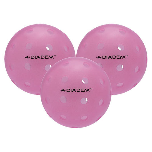 Power 3 Pack Pickleball Balls Pink