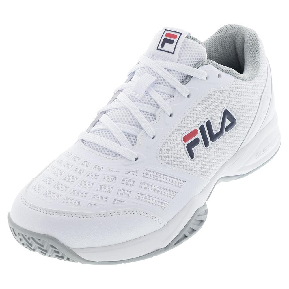 Juniors' Axilus 3 Tennis Shoes White and Highrise