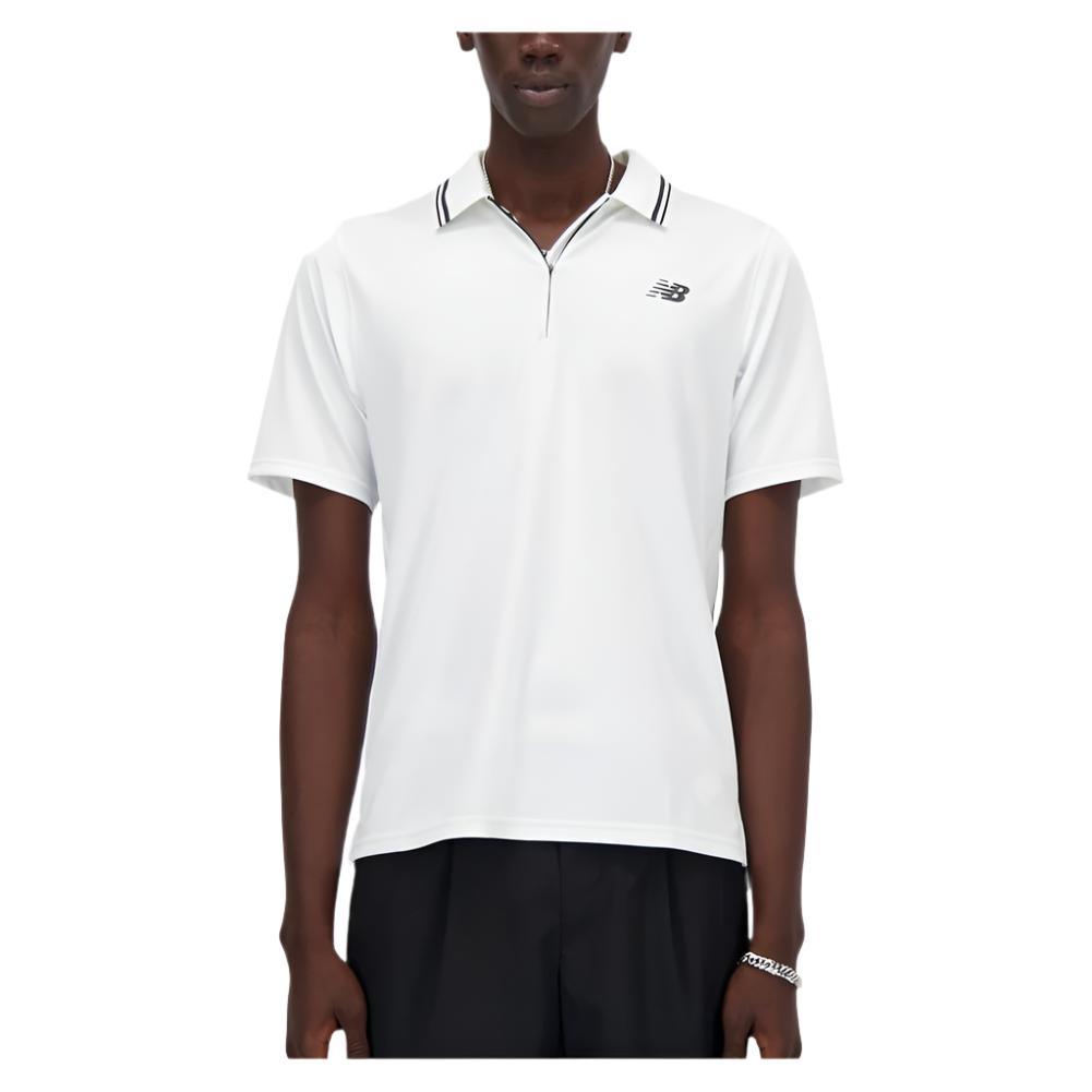Men's Tournament Tennis Polo White