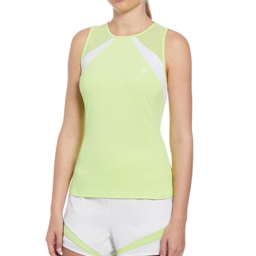 Women's Scoop Collar Block Tennis Tank