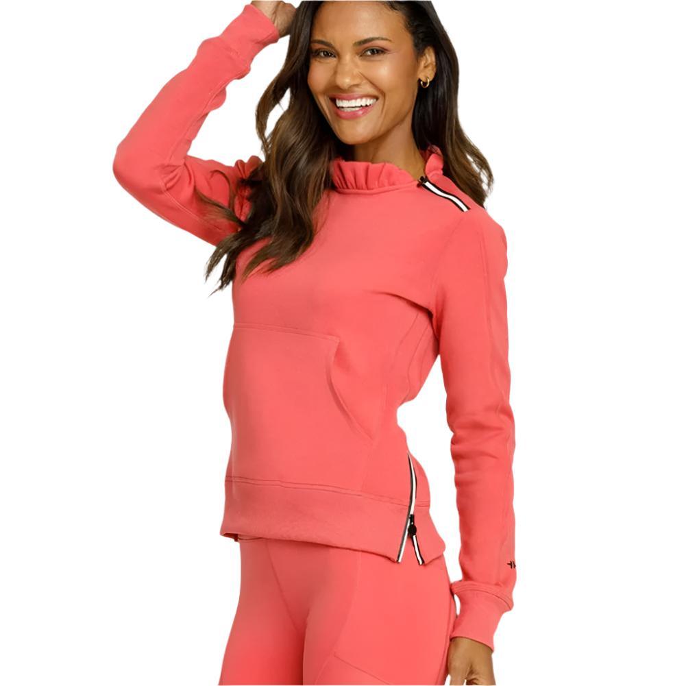 Women's Condoleezza Tennis Sweatshirt Cherry Rose