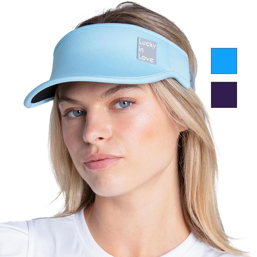 Women's Lucky Logo Stretch Tennis Visor