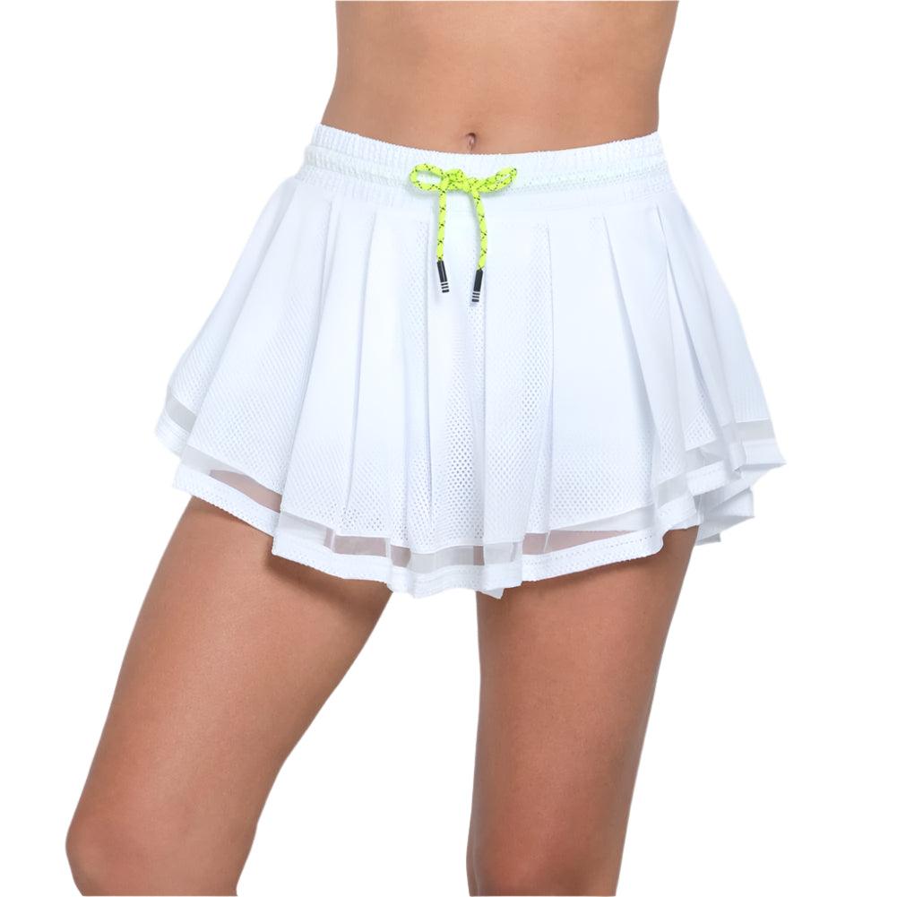 Women's High Waist Real Tulle Tennis Skort