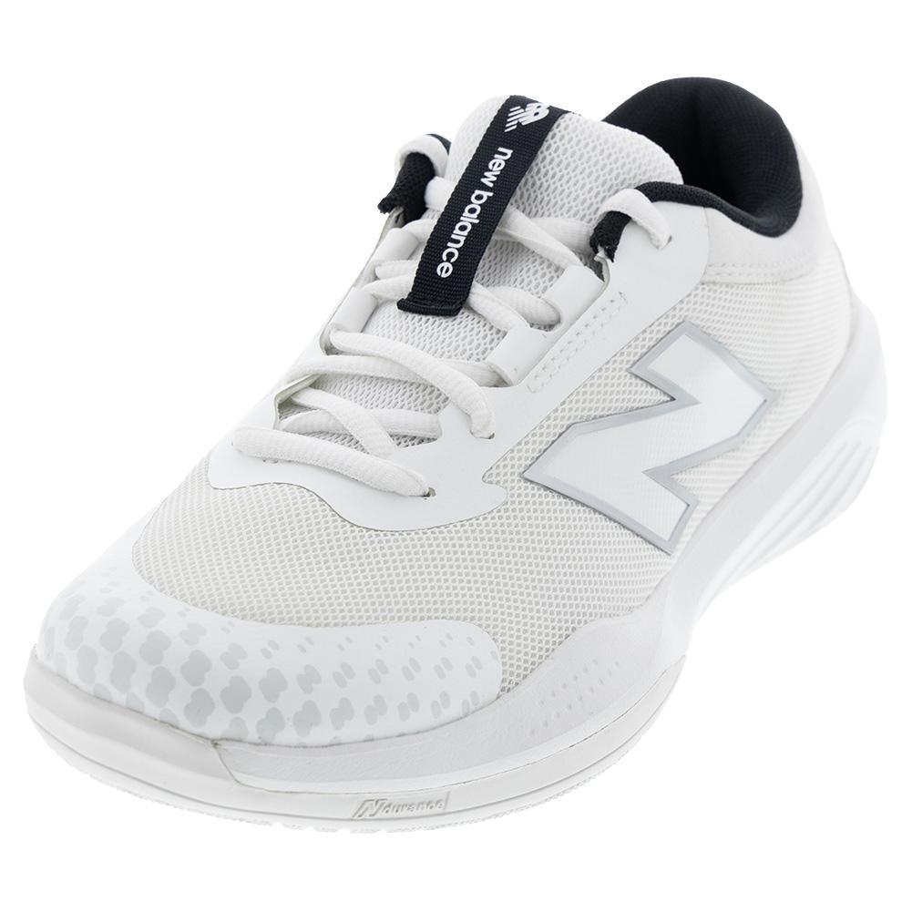 Juniors' 996v6 Tennis Shoes White and Black