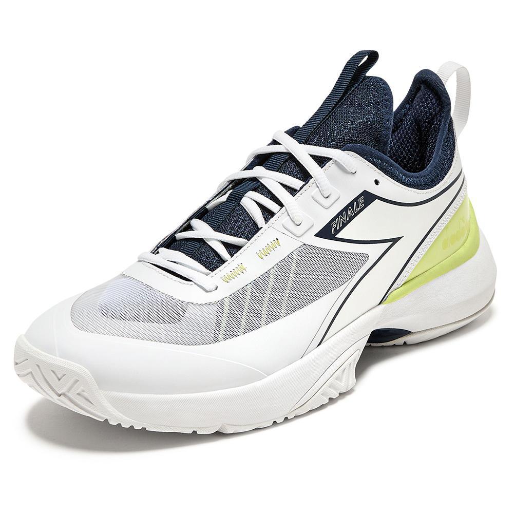 Men's Finale AG Tennis Shoes White and Pageant Blue