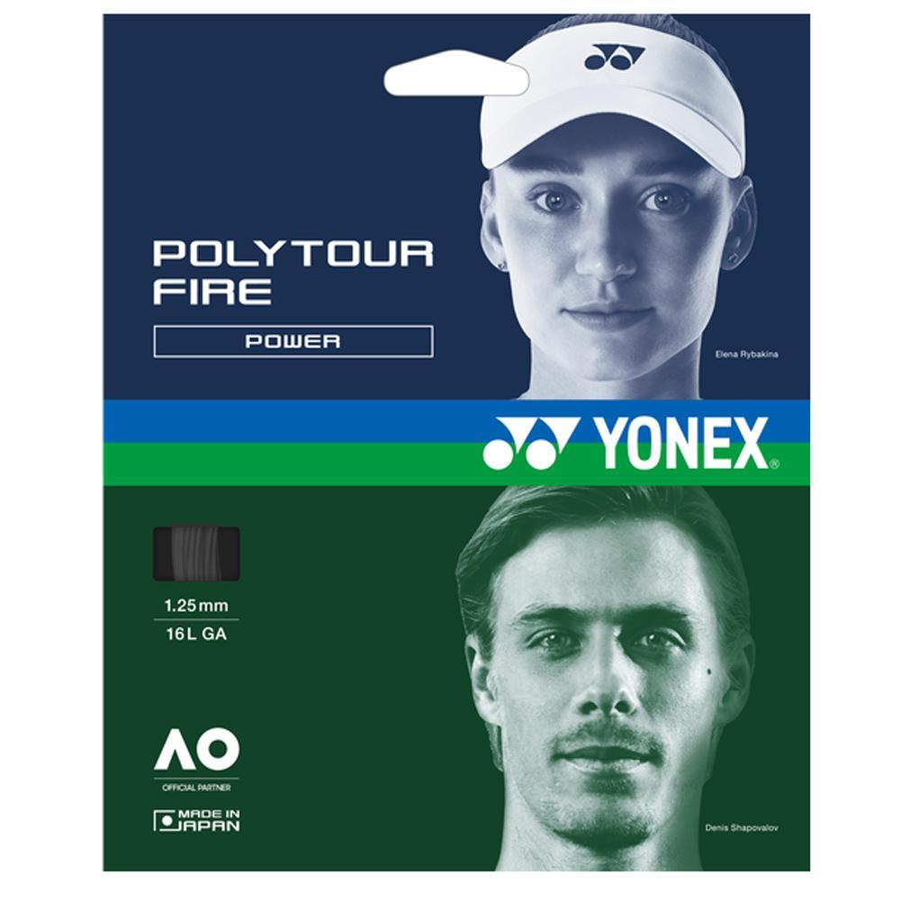 POLYTOUR FIRE 125 Tennis String Black