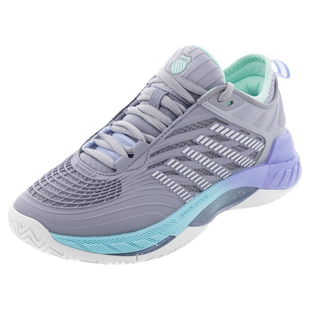 Women's Hypercourt Supreme 2 Tennis Shoes Lilac Gray and Nimbus Cloud