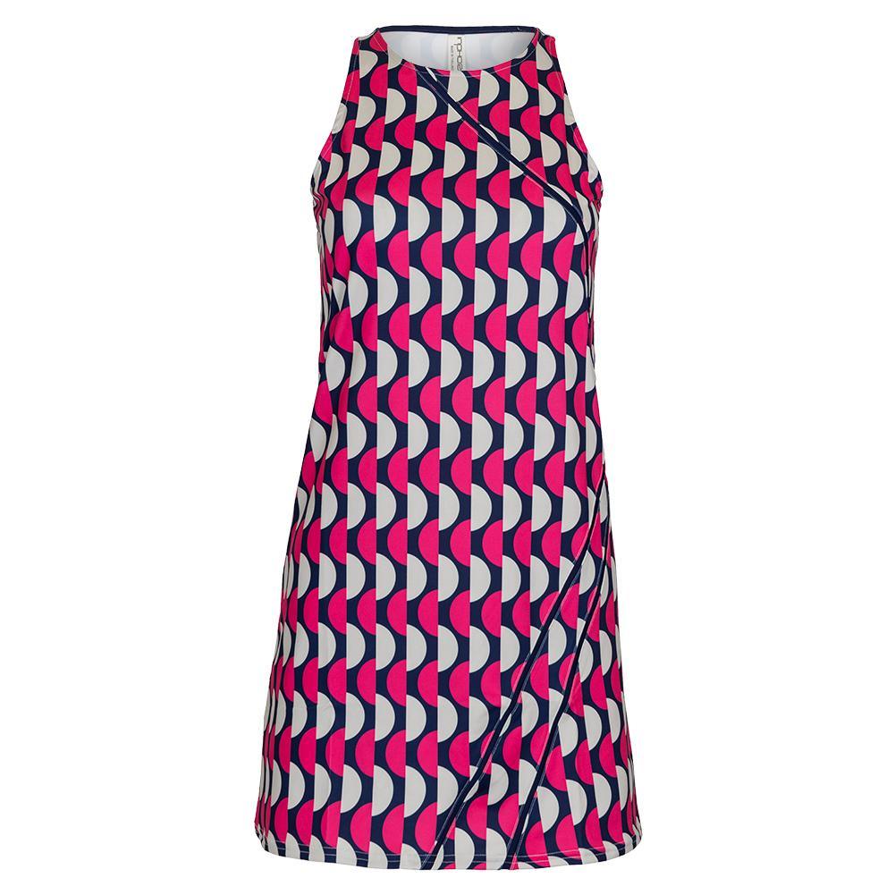 Women's New Elisa Tennis Dress Geo Print and Ink