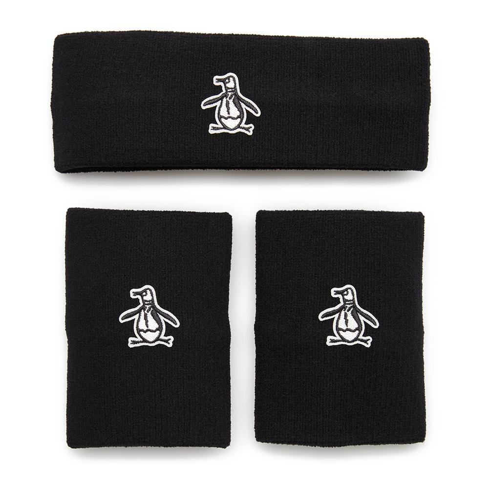 Men's Solid Head and Wristband Set