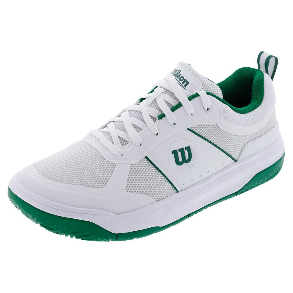Men's Pickle Pro Pickleball Shoes White and Bosphorus
