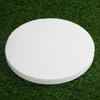 12 Pack 10" White StyroFoam Disc, DIY Polystyrene Foam Craft Supplies