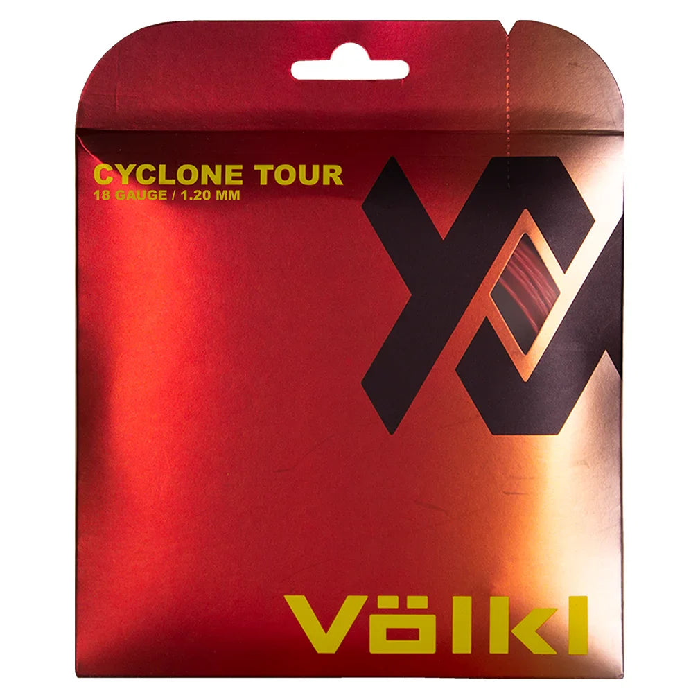 Cyclone Tour 18G/1.20MM Red Tennis String
