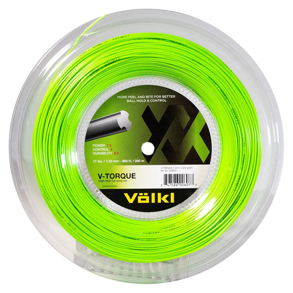 V Torque 17G Tennis String Reel Neon Green