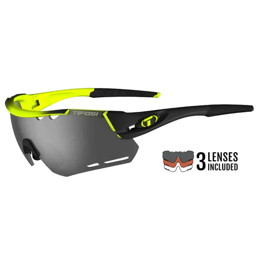 Alliant Sunglasses Race Neon with Smoke Lenses