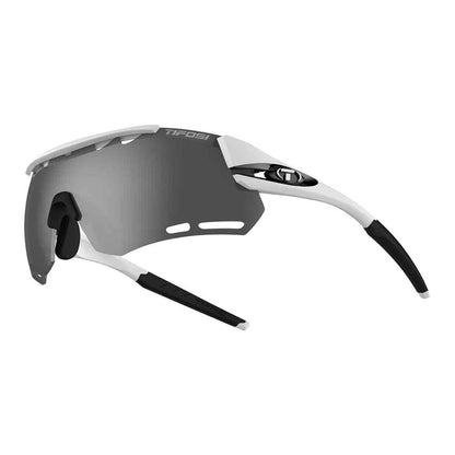 Alliant Sunglasses White and Black with Smoke Lenses