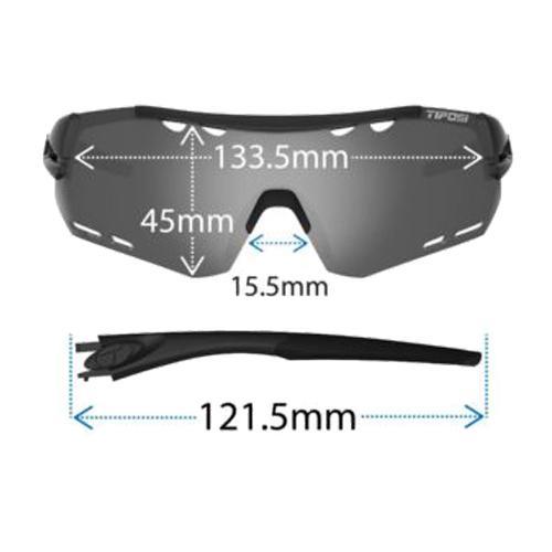 Alliant Sunglasses White and Black with Smoke Lenses