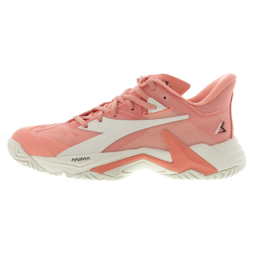 Women's B.Icon 3 AG Tennis Shoes Desert Flower and Whisper White
