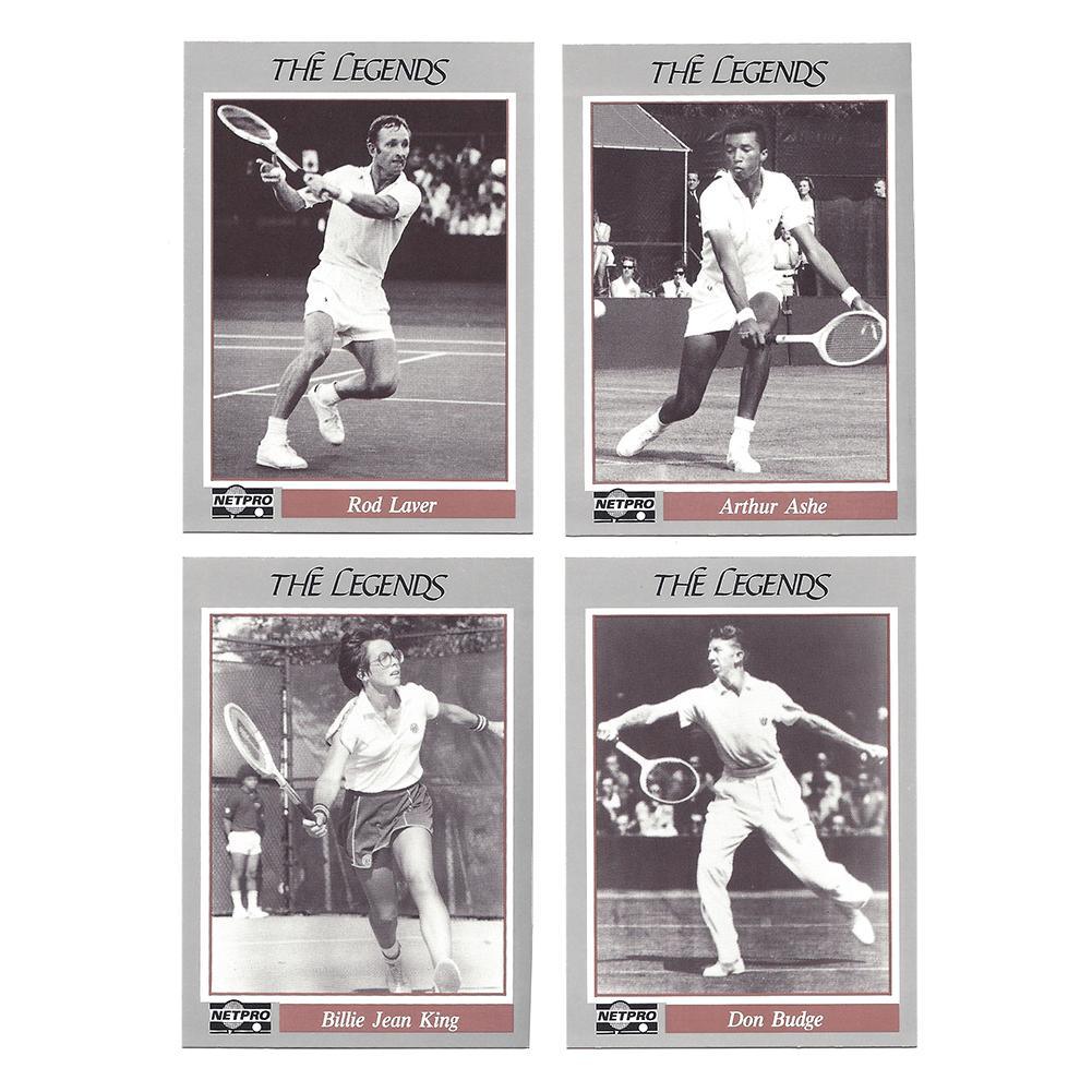 NETPRO Legend Tennis Collector Card Set