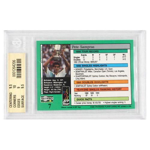 Pete Sampras 1991 NETPRO Tour Star Rookie Card