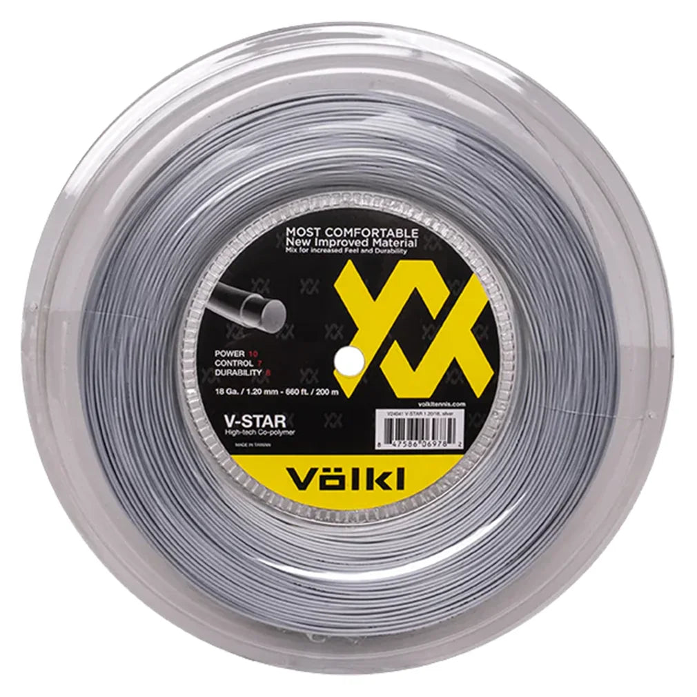 V Star Tennis String Reel Silver