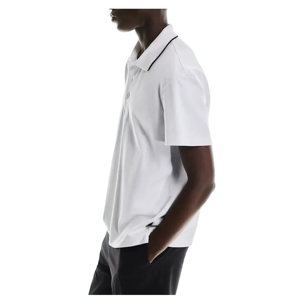 Men's Courtside Tennis Polo White