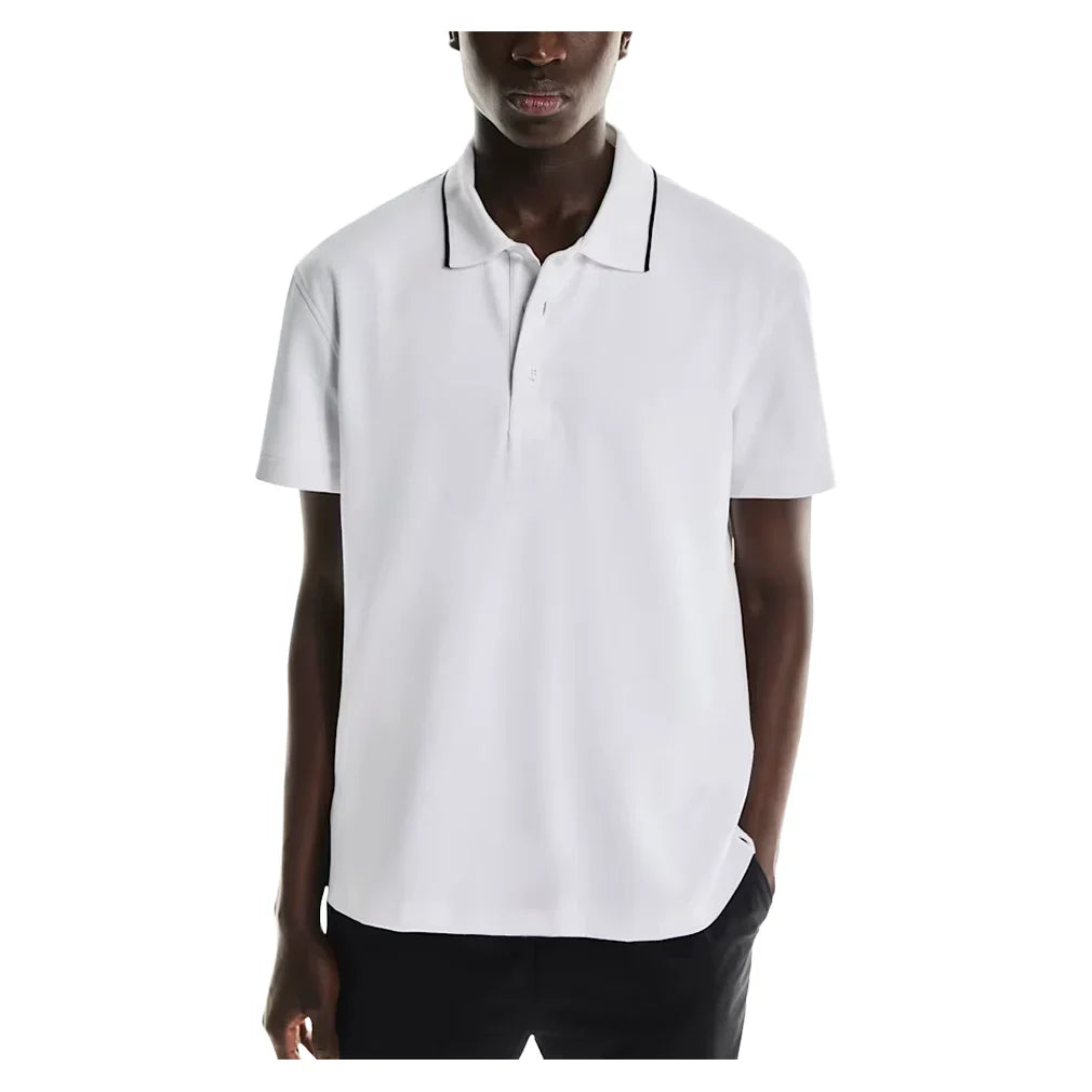 Men's Courtside Tennis Polo White