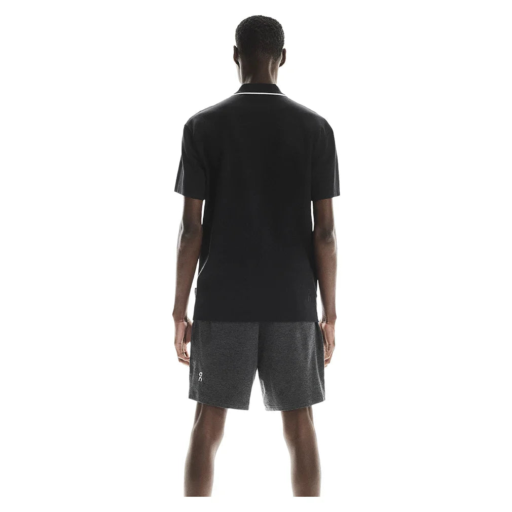 Men's Courtside Tennis Polo Black