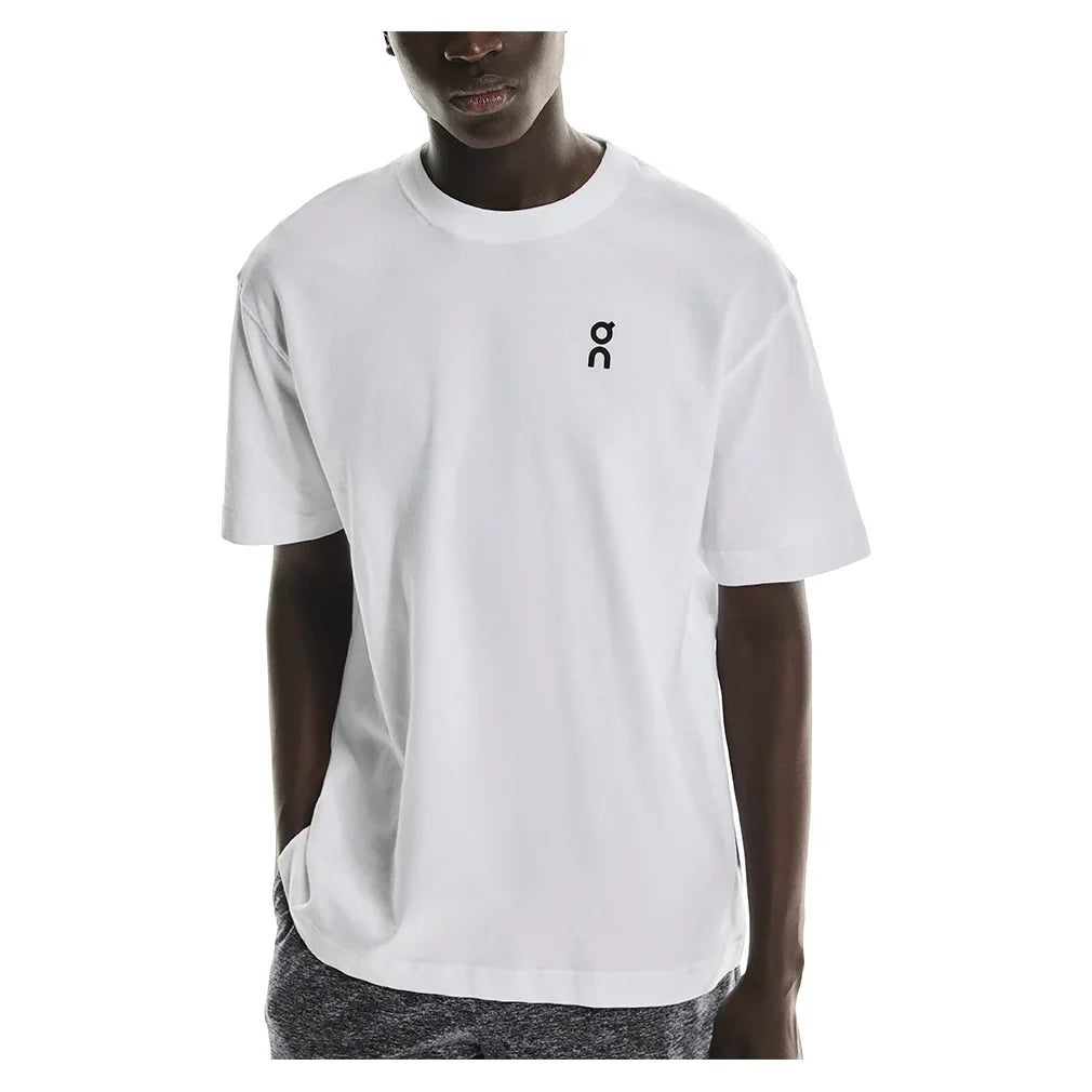 Men's Club Court Tennis Top White and Indigo