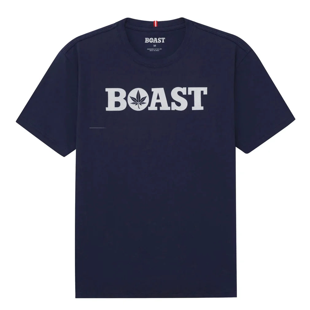 Men's Japanese Maple Leaf Tennis Tee Navy