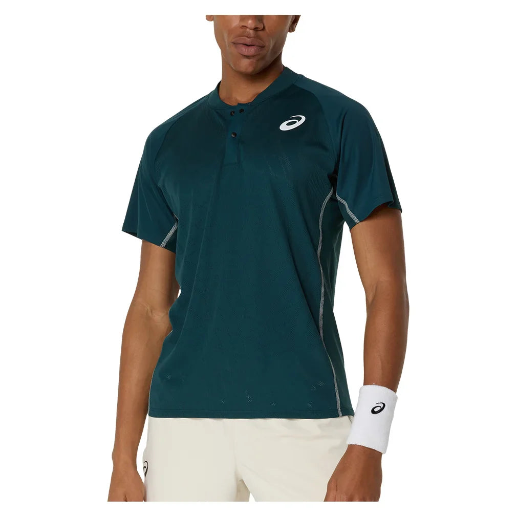 Men's Match ACTIBREEZE Tennis Polo Saxon Green