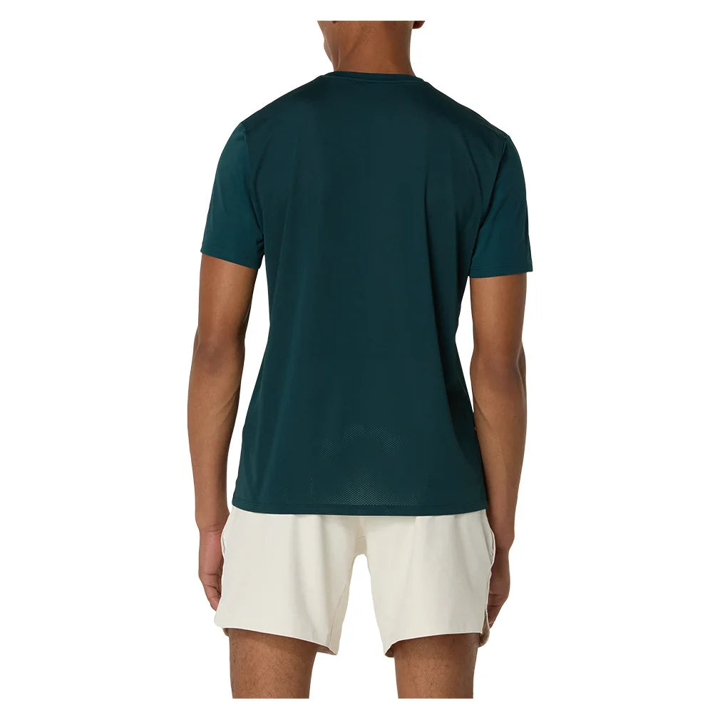 Men's Match Seasonal Graphic Tennis Tee Saxon Green