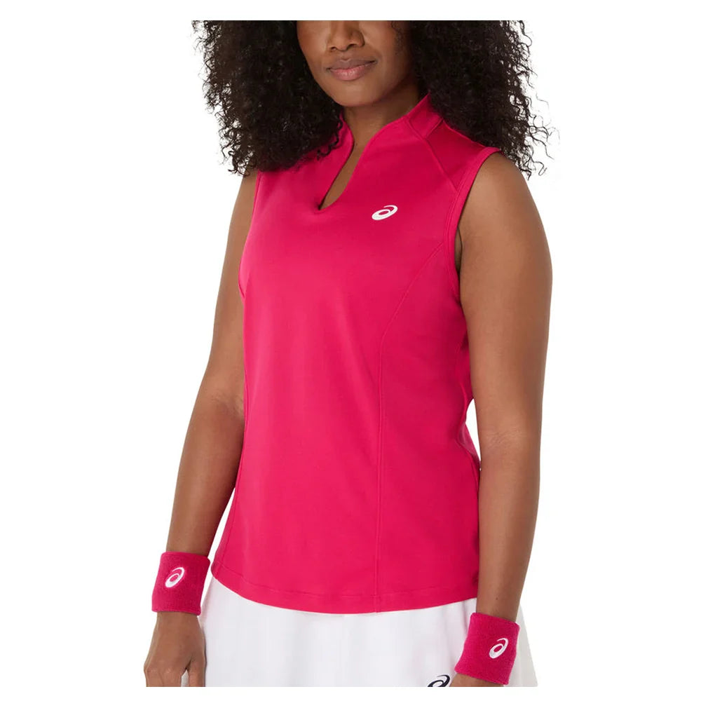 Women's Court Tennis Tank Bright Rose