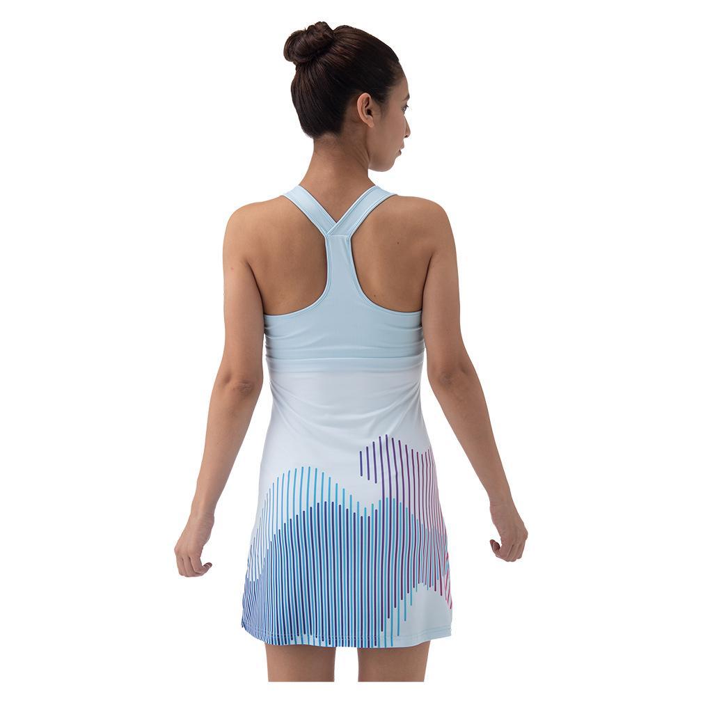 Women's Tournament Tennis Dress with Inner Shorts Crystal Blue