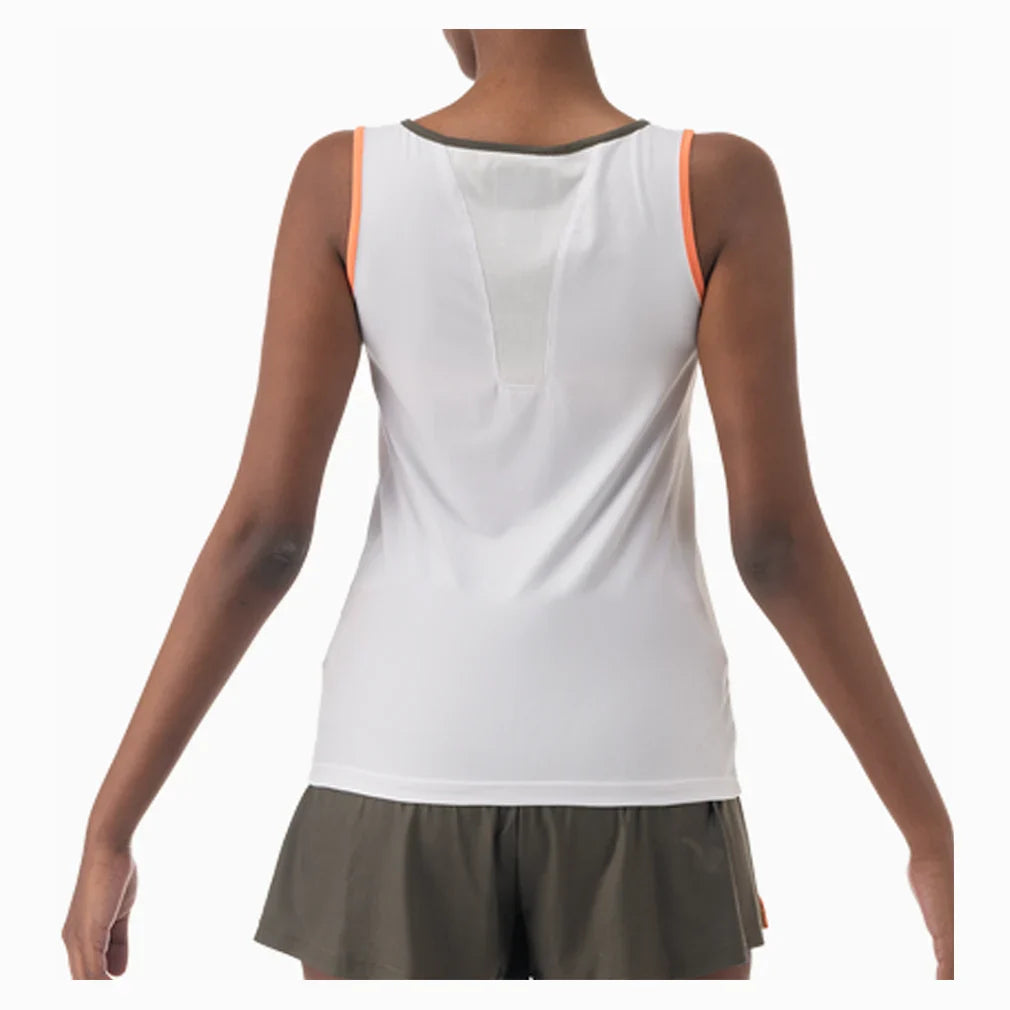 Women's Tournament Zip Tennis Tank