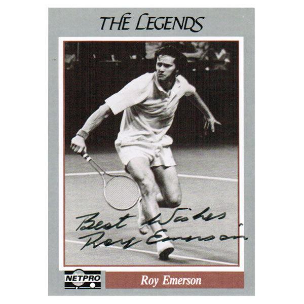 Roy Emerson Signed Legends Card