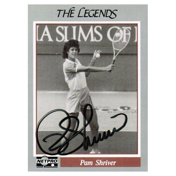 Pam Shriver Signed Legends Card
