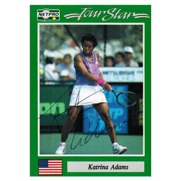 Katrina Adams Signed Women's Card