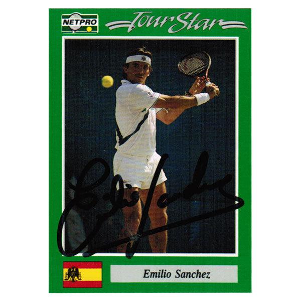 Emilio Sanchez Signed Men's Card