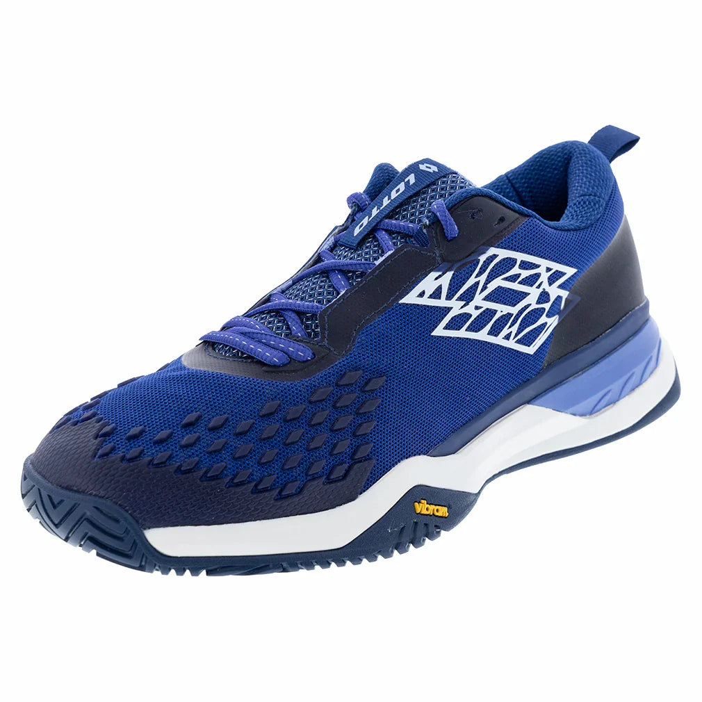 Men's Raptor HyperPulse 100 Speed Tennis Shoes Royal Gem and All White