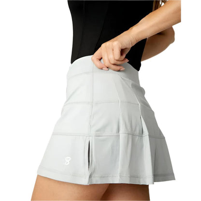 Women's UV Colors 14 Inch Tennis Skort Stone