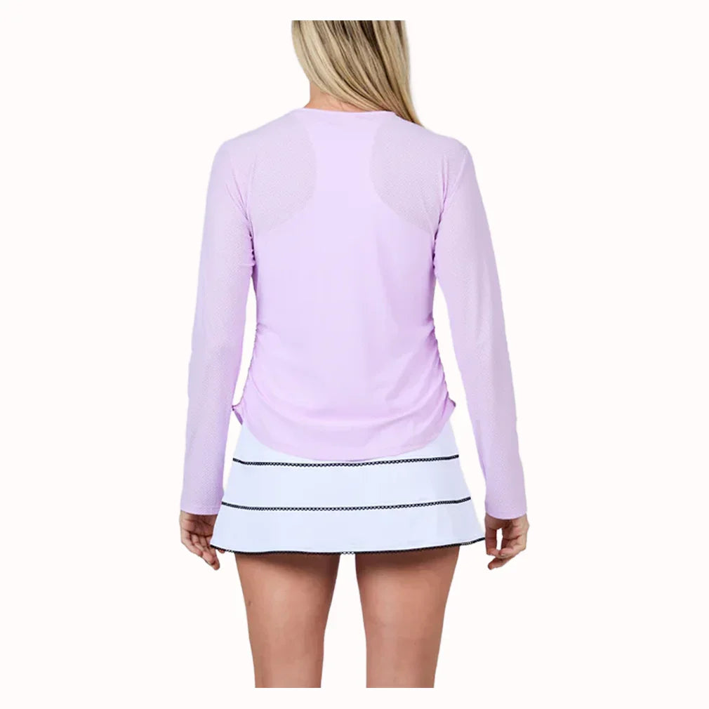 Women's Long Sleeve Tennis Top Lavender