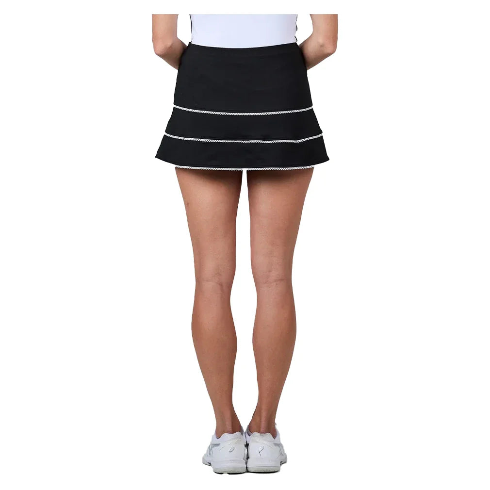 Women's 13 Inch Tennis Skort Black