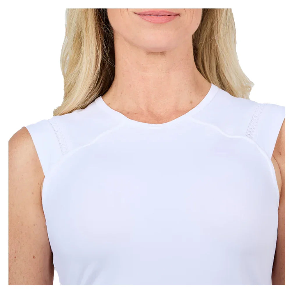 Women's Sleeveless Tennis Top White