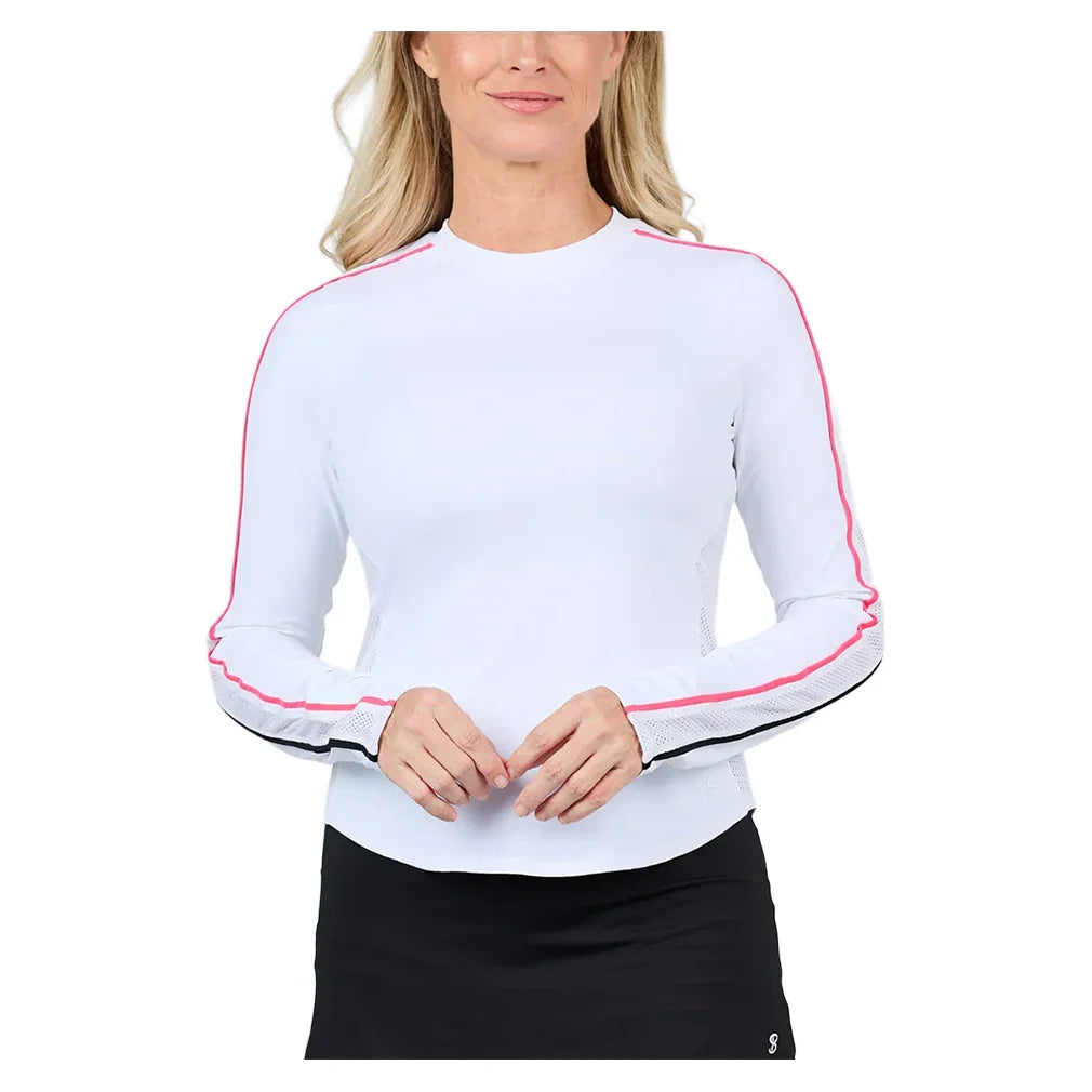 Women's Long Sleeve Tennis Top White