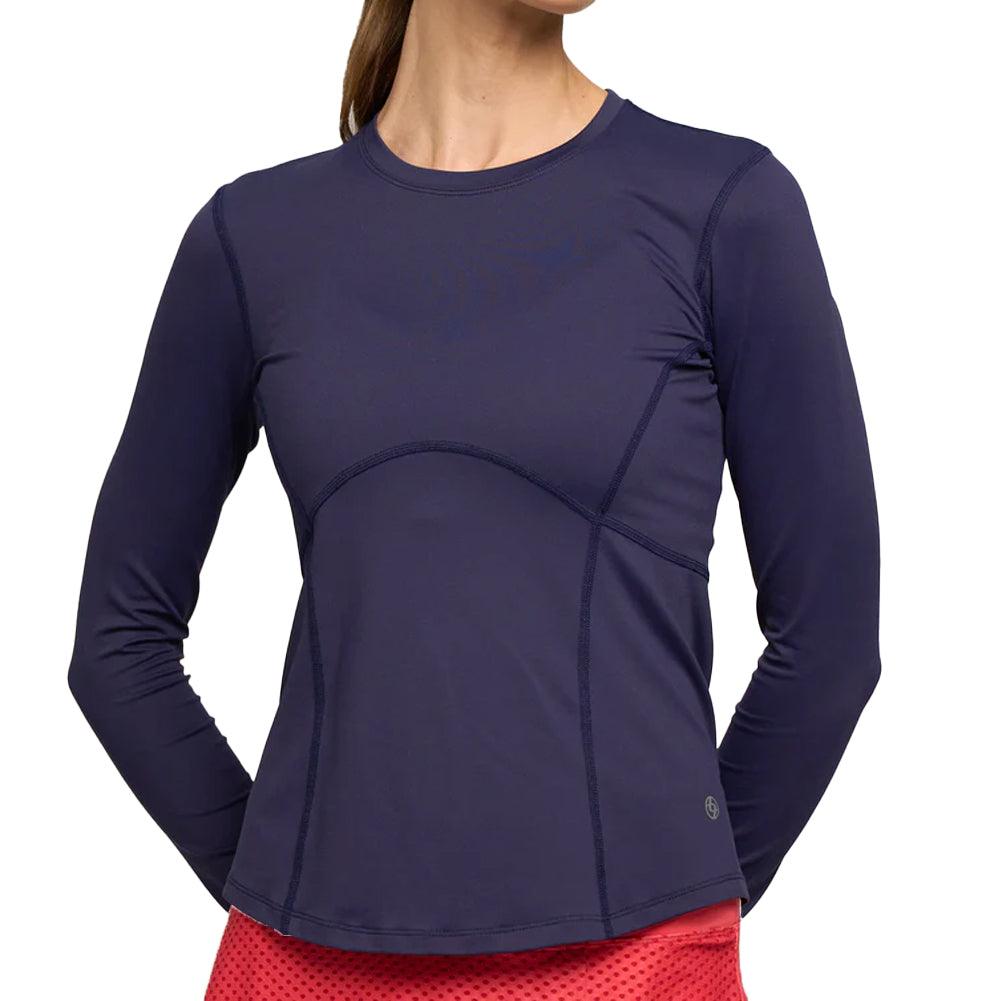 Women's Elite Titan Long Sleeve Tennis Top Eggplant