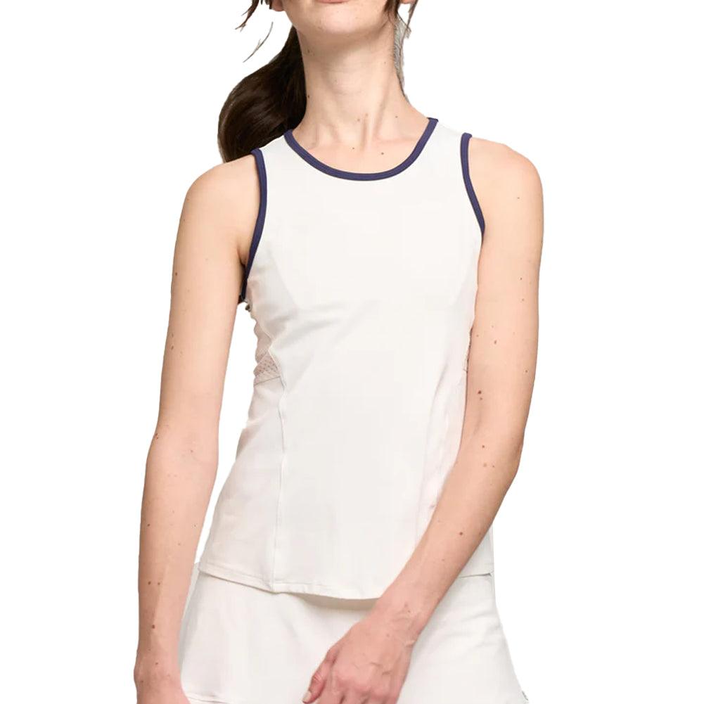Women's Elite Spice Tennis Tank Eggplant and Cayenne