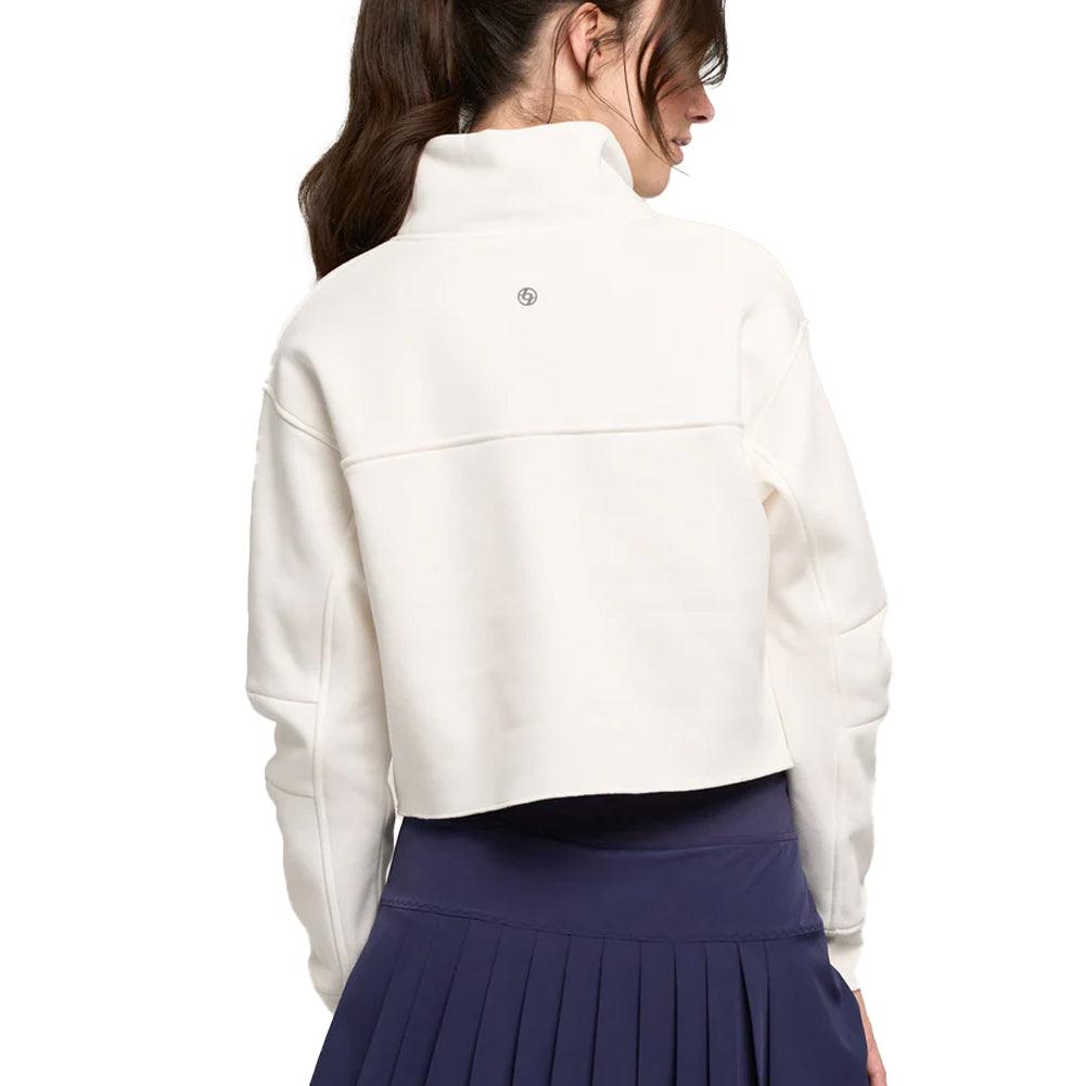 Women's Cloud Zip It Up Tennis Sweatshirt White
